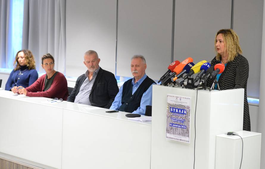 Zagreb: Konferencija sindikata o štrajku u osnovnim i srednjim školama