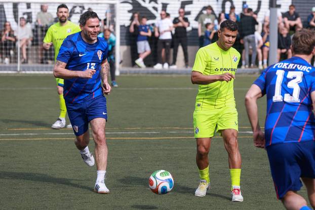 Zagreb: Revijalna utakmica legendi Dinama i hrvatske nogometne reprezentacije u čast Nikole Pokrivača