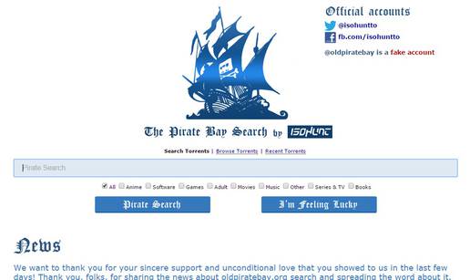 Piratizacija nije nimalo stala, a Pirate Bay dobio niz klonova