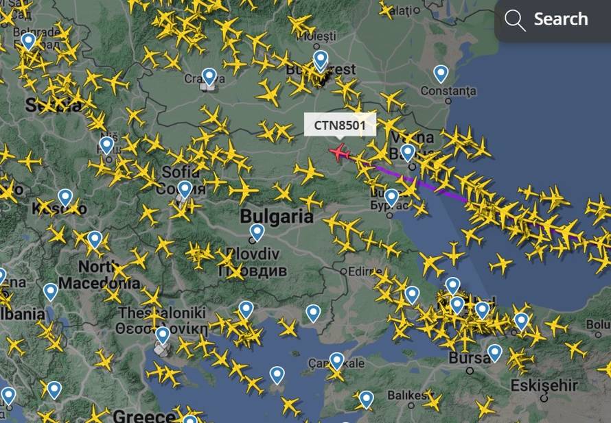 Avion  s 'vatrenima' ušao je u hrvatski zračni prostor!  Ovdje možete pratiti gdje se nalazi