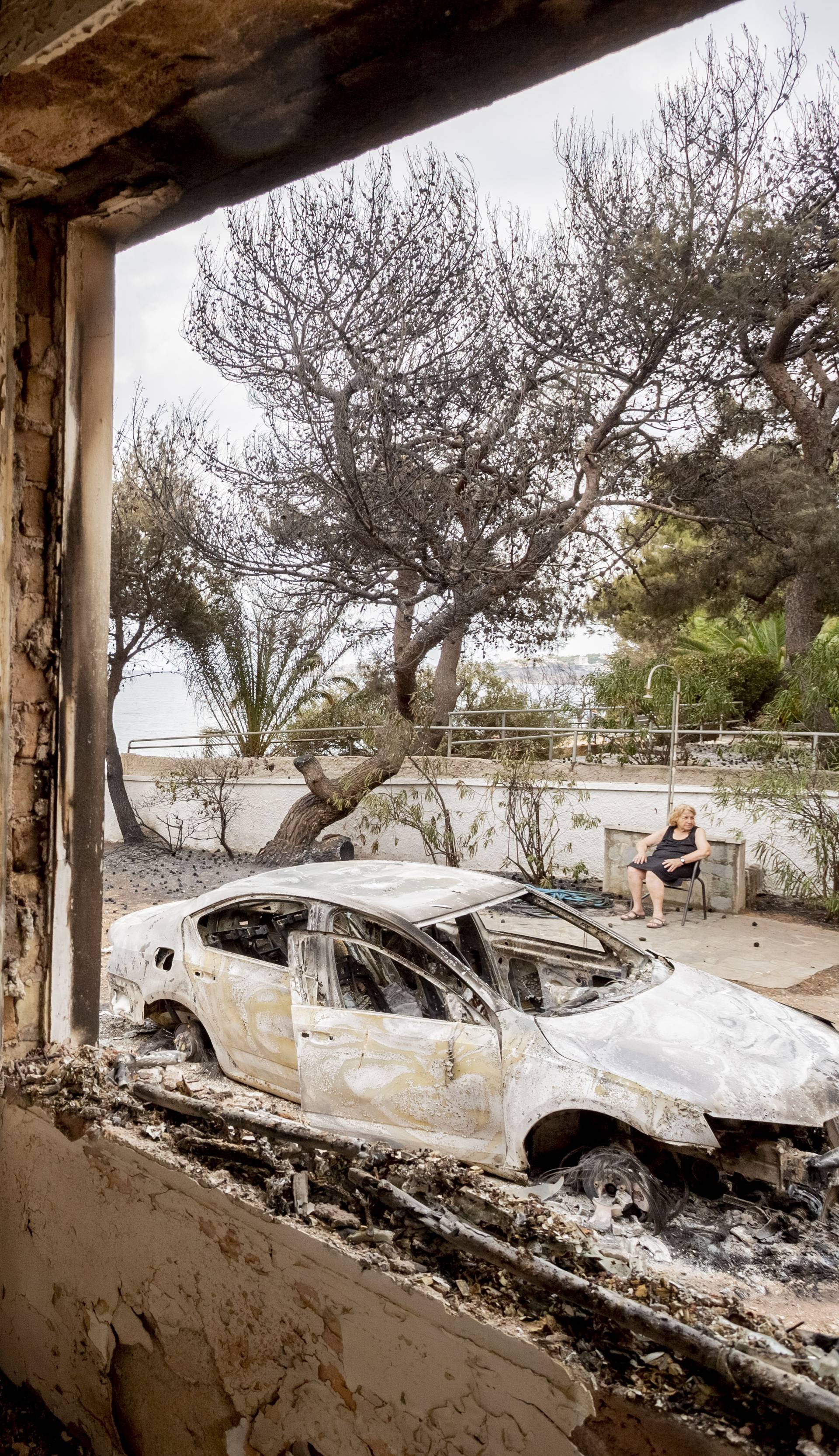 Forest fires in Greece