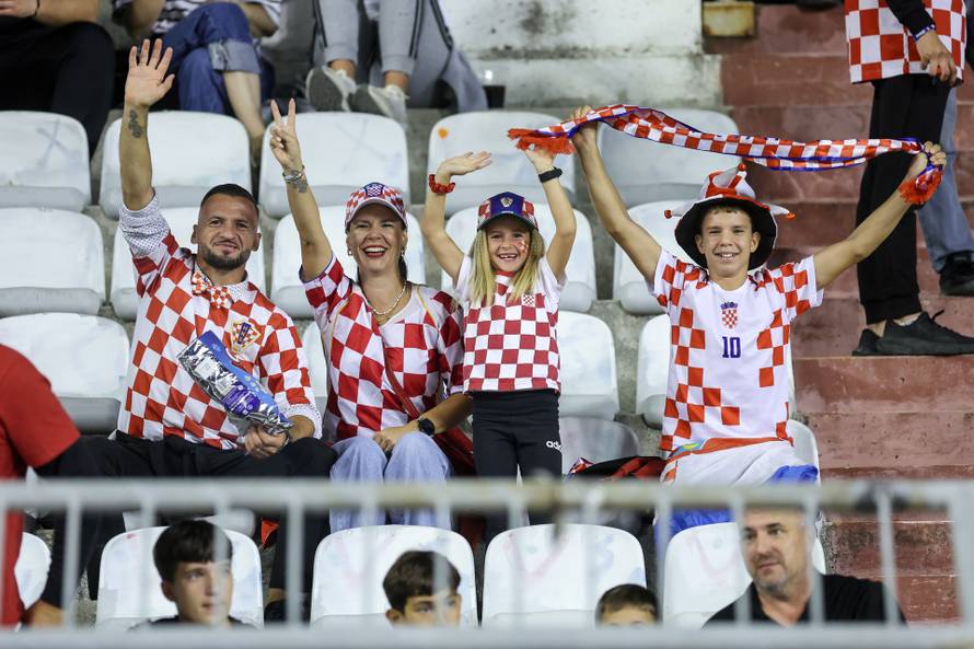 Atmosfera na Poljudu na utakmici između Hrvatske i Španjolske u Ligi nacija