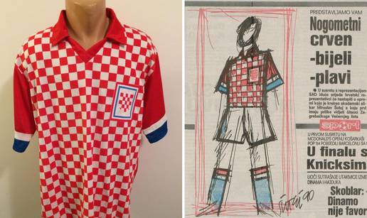 Kako je nastao dres hrvatske nogometne reprezentacije?