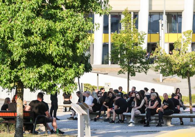 Zagreb: Atmosfera oko Arene uoci koncerta Marilyna Manson.