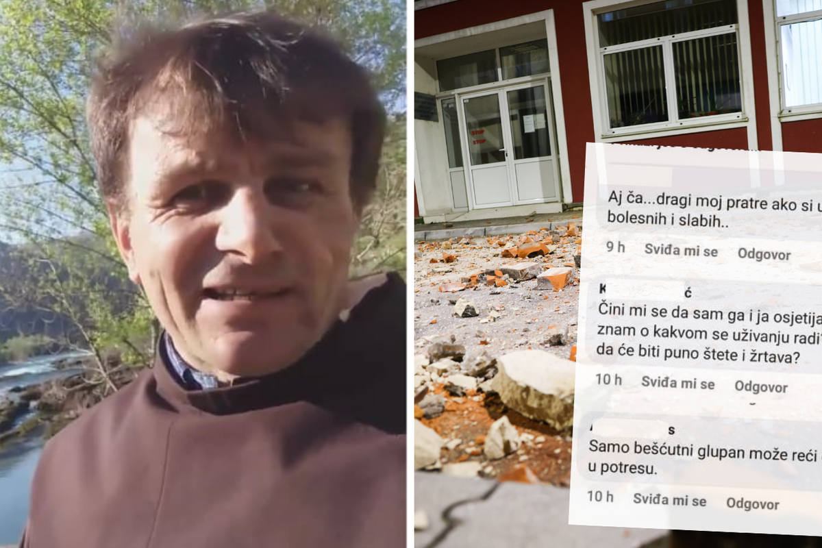 Fratar objavio: 'Kakav potres? Odavno nisam ovako uživao...' Popljuvali ga u komentarima