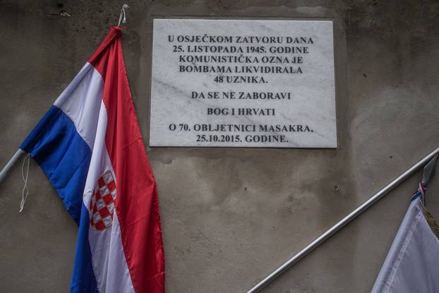 Osijek: Obilježena 75. godišnjica stradavanja 48 zatvorenika u Vojnom zatvoru Osijek
