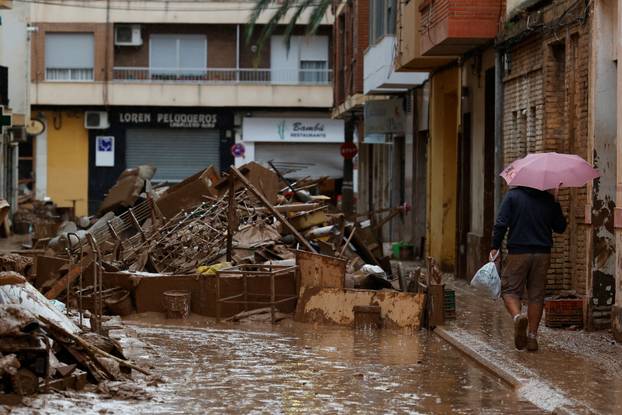 Aftermath of floods in Spain
