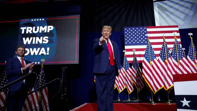 Republican Presidential Caucus Day in Iowa