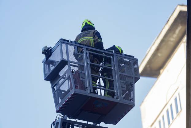 Zagreb: Sa zgrade u Masarykovoj pao komad fasade