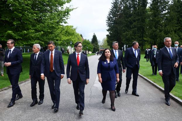 Balkan presidents attend the annual Brdo-Brijuni Process summit in Slovenia