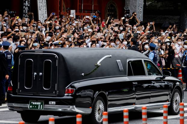 Funeral of late former Japanese Prime Minister Shinzo Abe, in Tokyo