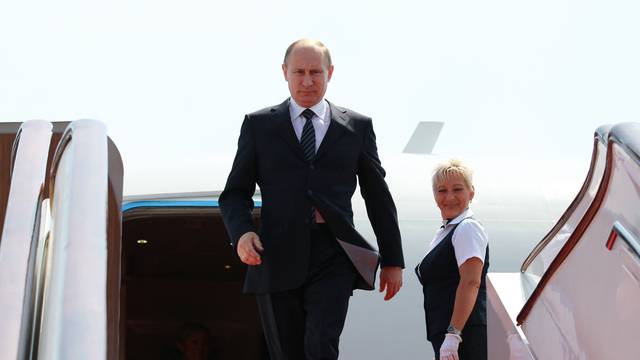 Putin Arriving In China