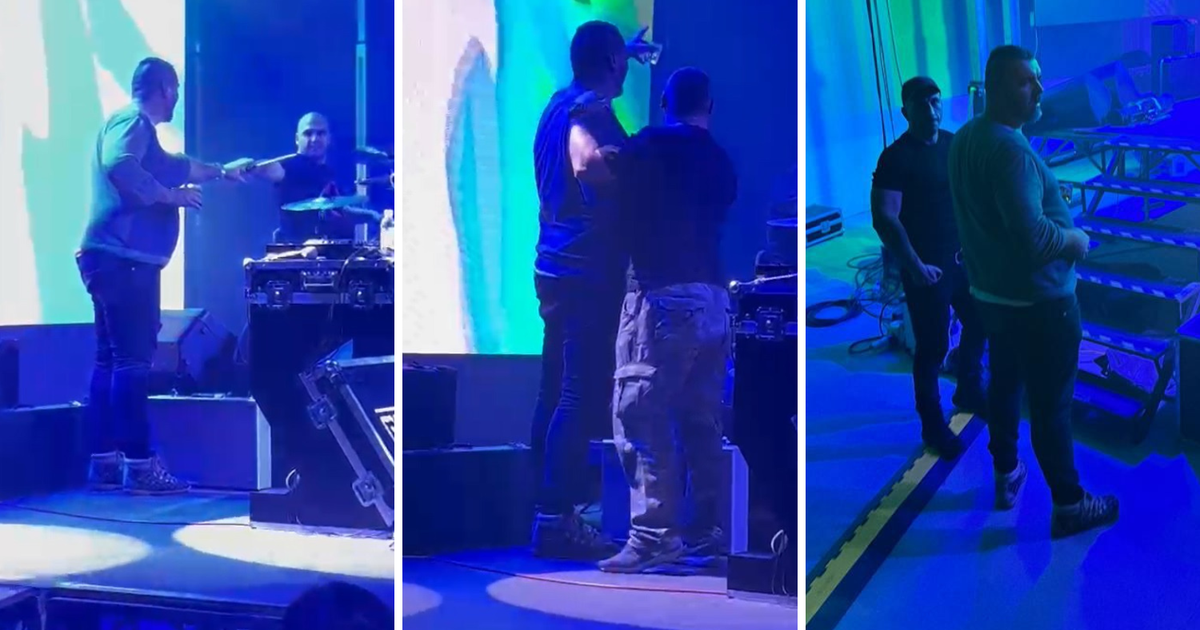 VIDEO Buntić se s čašom penjao na podij na koncertu Dejana Matića. Intervenirao je zaštitar