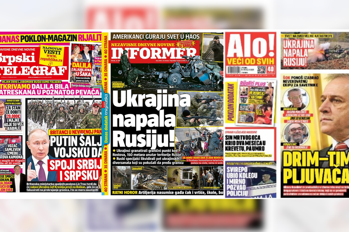 Mokri snovi srpskog tabloida: 'Putin će doći na Balkan i spojiti Srbiju i Republiku Srpsku'