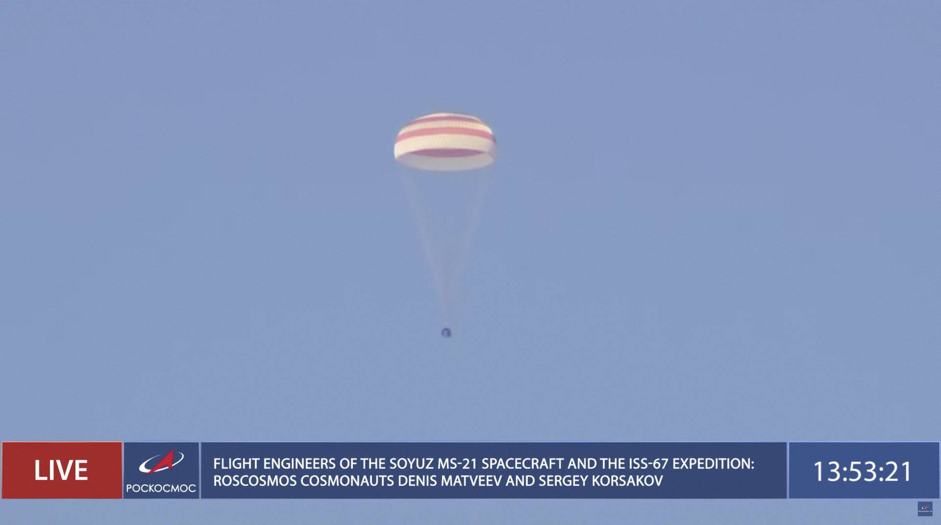 International Space Station crew lands in Kazakhstan