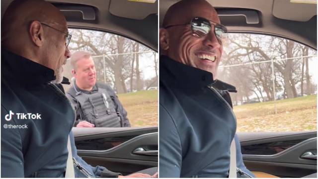 VIDEO The Rock je zafrkavao policajca: 'Da je to netko drugi rekao, već bi bio iza rešetaka'