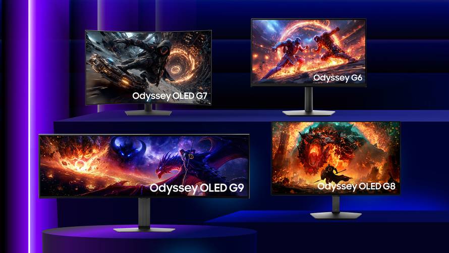 Samsung ima nove monitore za brzo igranje: Odyssey G6 dobio je ekran koji ide do 1100 Hz!