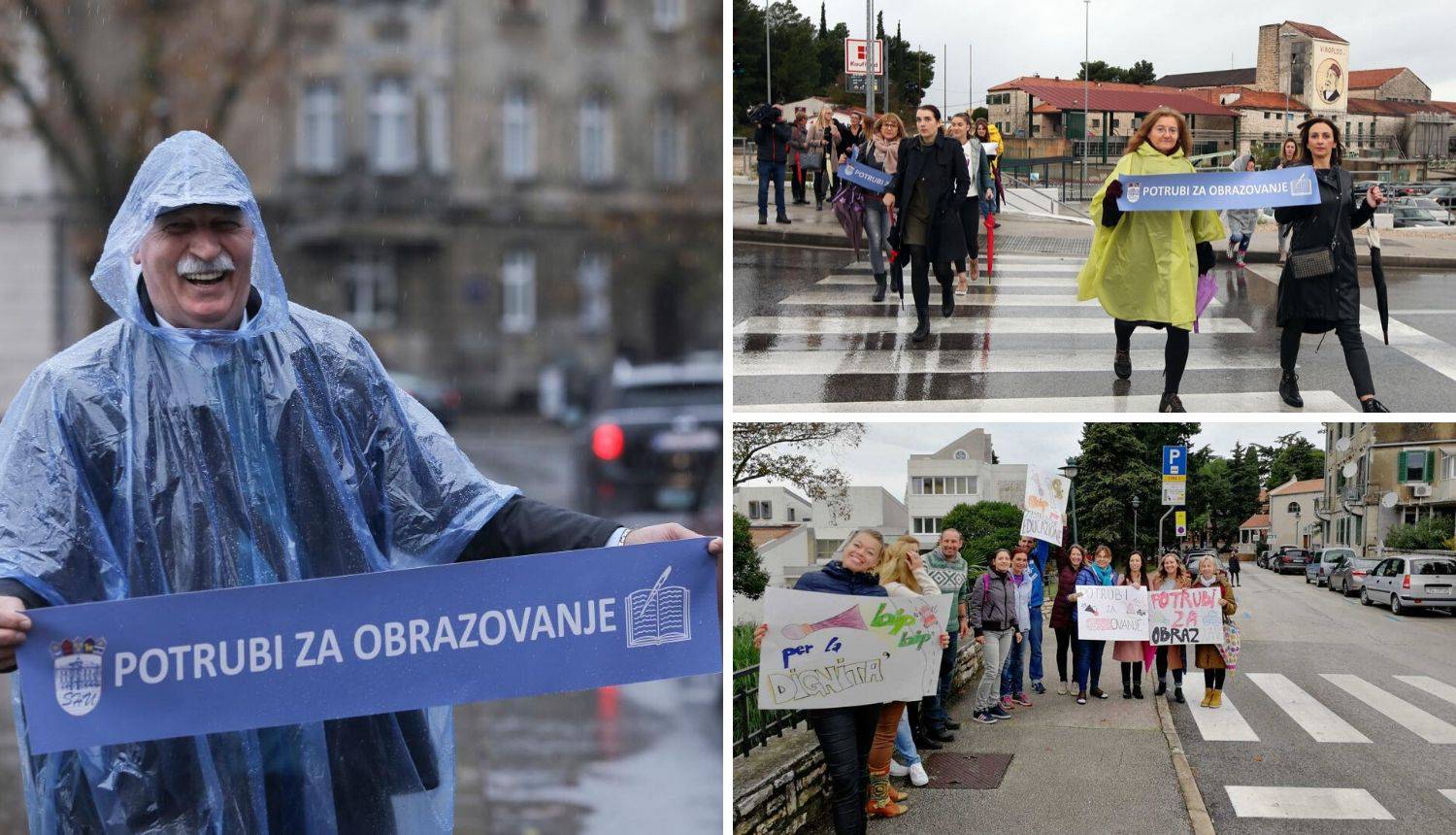 U nekoliko gradova potrubili su za obrazovanje: 'Podupiru nas!'