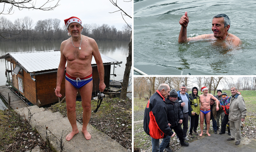 'Bilo je ledeno, ali nije  strašno, dobro mi to dođe za krvotok'