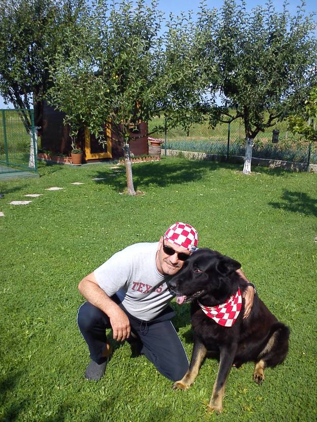 FOTO Čak su i njemački ovčari za nas! Ovako se hrvatski navijači nabrijavaju za polufinale Eura