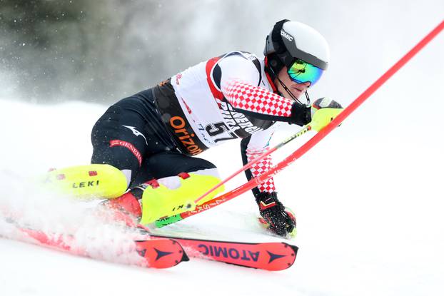 Zagreb: Hrvatski skijaÅ¡i u prvoj voÅ¾nji muÅ¡kog slaloma Snow Queen Trophy 2019.