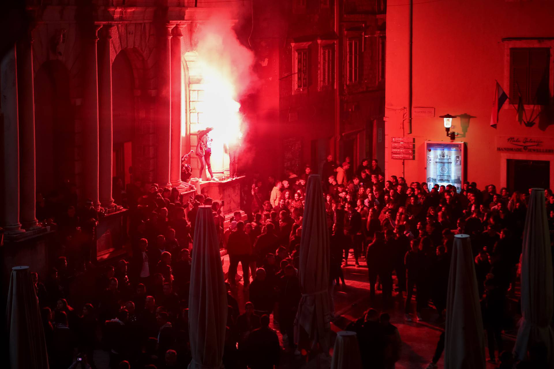 Zadar: Doček košarkaša Zadra nakon osvojenog kupa