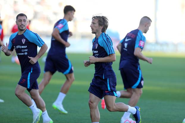 Rijeka: Trening Hrvstake nogometne reprezentacije