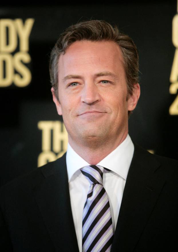 FILE PHOTO: Actor Matthew Perry arrives at the Comedy Awards 2012 in New York