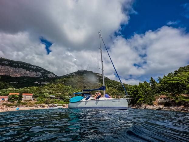 Uvala Pupnatska Luka na otoku Korčuli