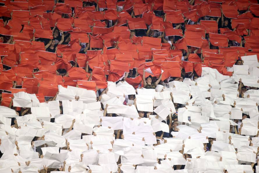 Prekrasna koreografija Torcide: 'Rajska djevo, kraljice Hrvata’