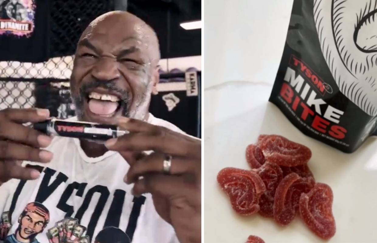 Tyson briljira: Prodaje bombone od kanabisa u obliku uha koje je odgrizao Evanderu Holyfieldu