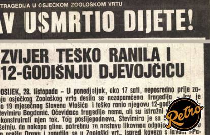 Nezapamćena tragedija: U osječkom ZOO-u lavovi usmrtili dječaka i ranili djevojčicu