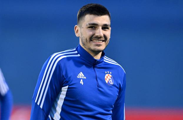 Zagreb: Zagrijavanje uoči utakmice između GNK Dinamo i HNK Gorica