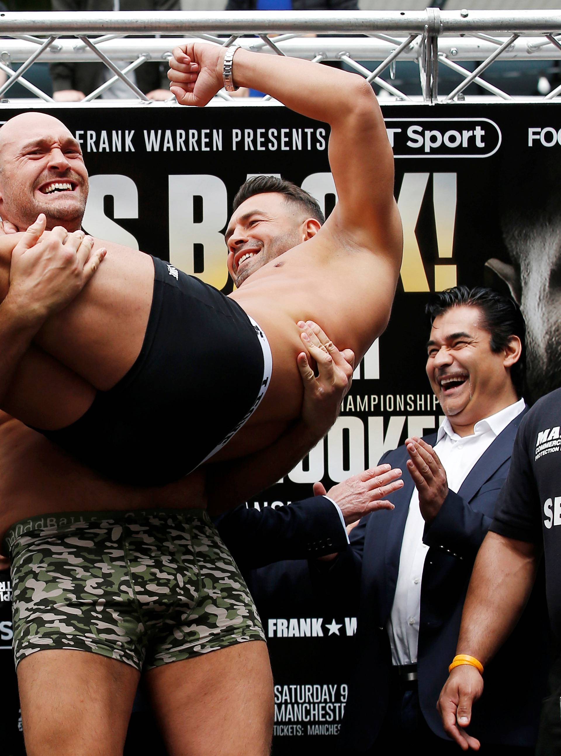Tyson Fury & Sefer Seferi Weigh-In