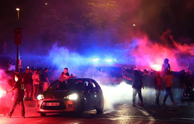 Champions League - Final - Paris St Germain fans gather in Paris