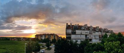 Izlazak sunca iznad Zagreba