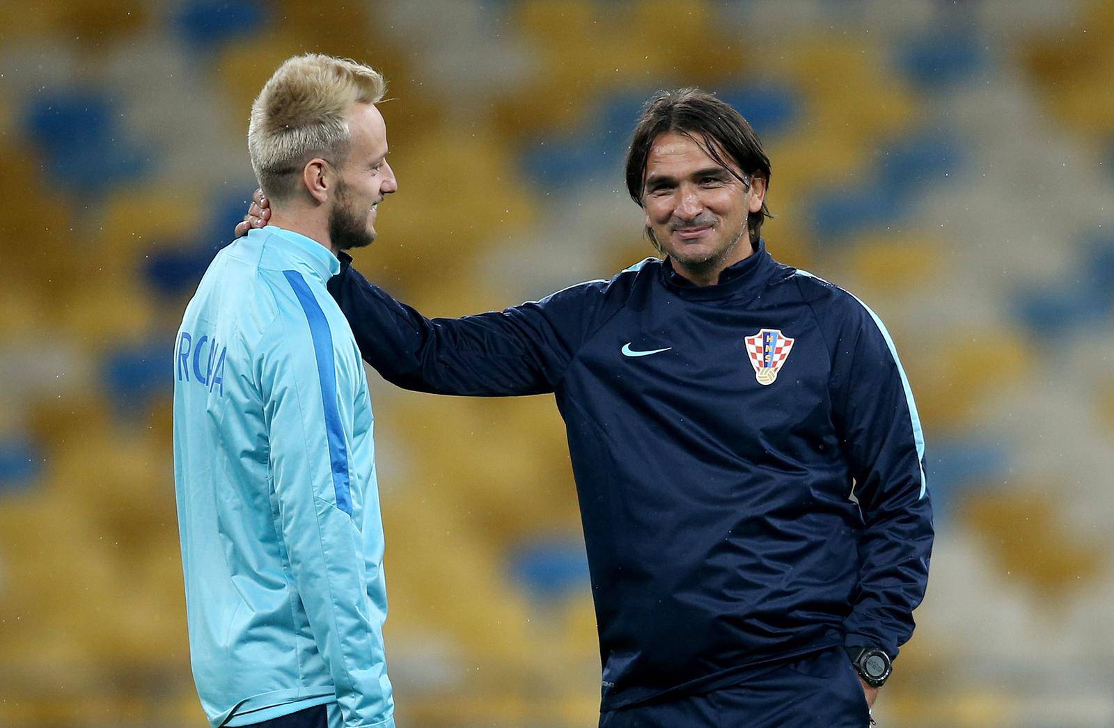 Kijev: Trening hrvatske nogometne reprezentacije na stadionu Olimpiyskiy