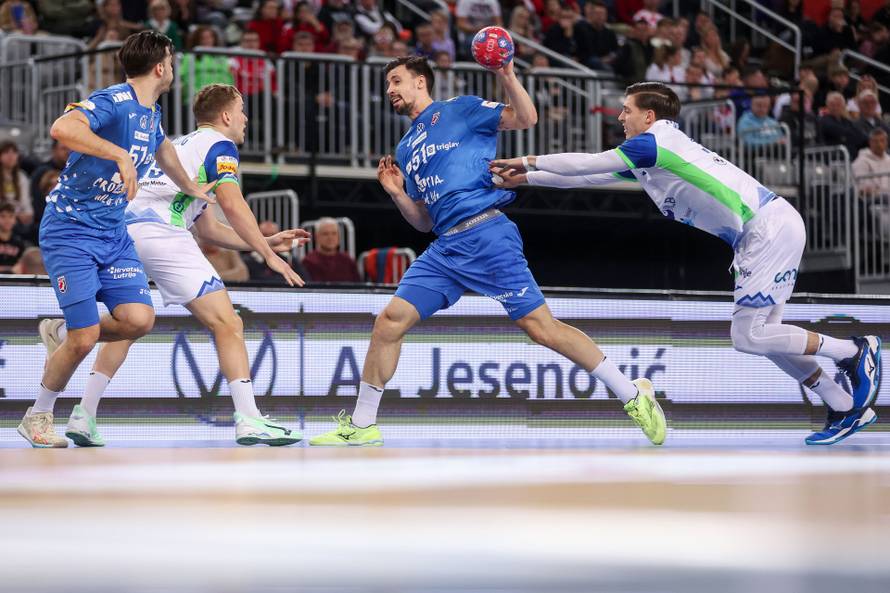 Zagreb: Prijateljska rukometna utakmica između Hrvatske i Slovenije