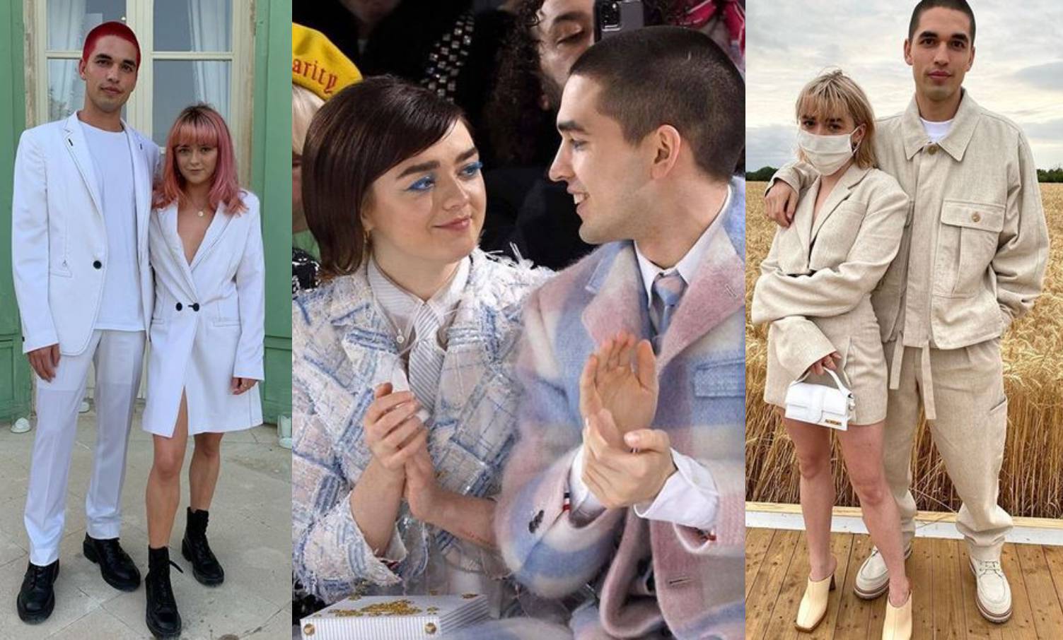 Baš su stylish: Maisie Williams i Reuben Selby nose slične odjevne kombinacije i boje