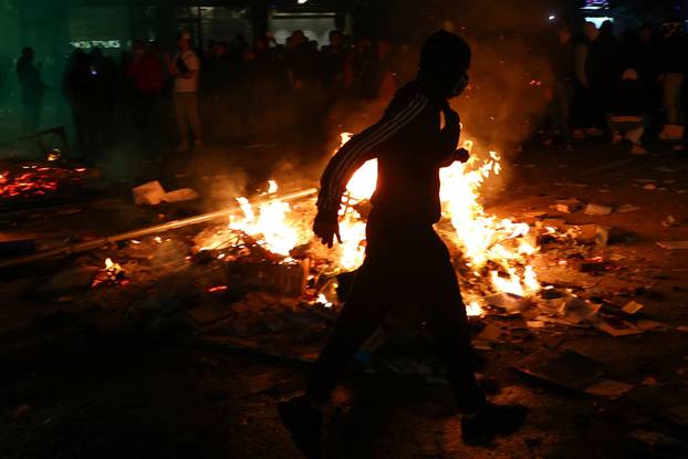 Albanian students hold anti-government protest