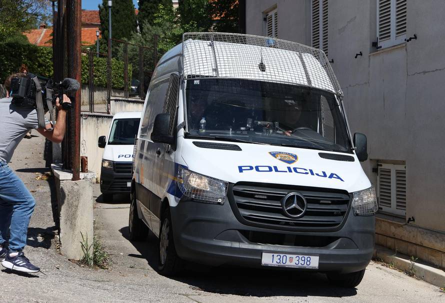 Šibenik: Privođenje Kristijana Aleksića, osumnjičenog za ubojstvo 19-godišnjaka