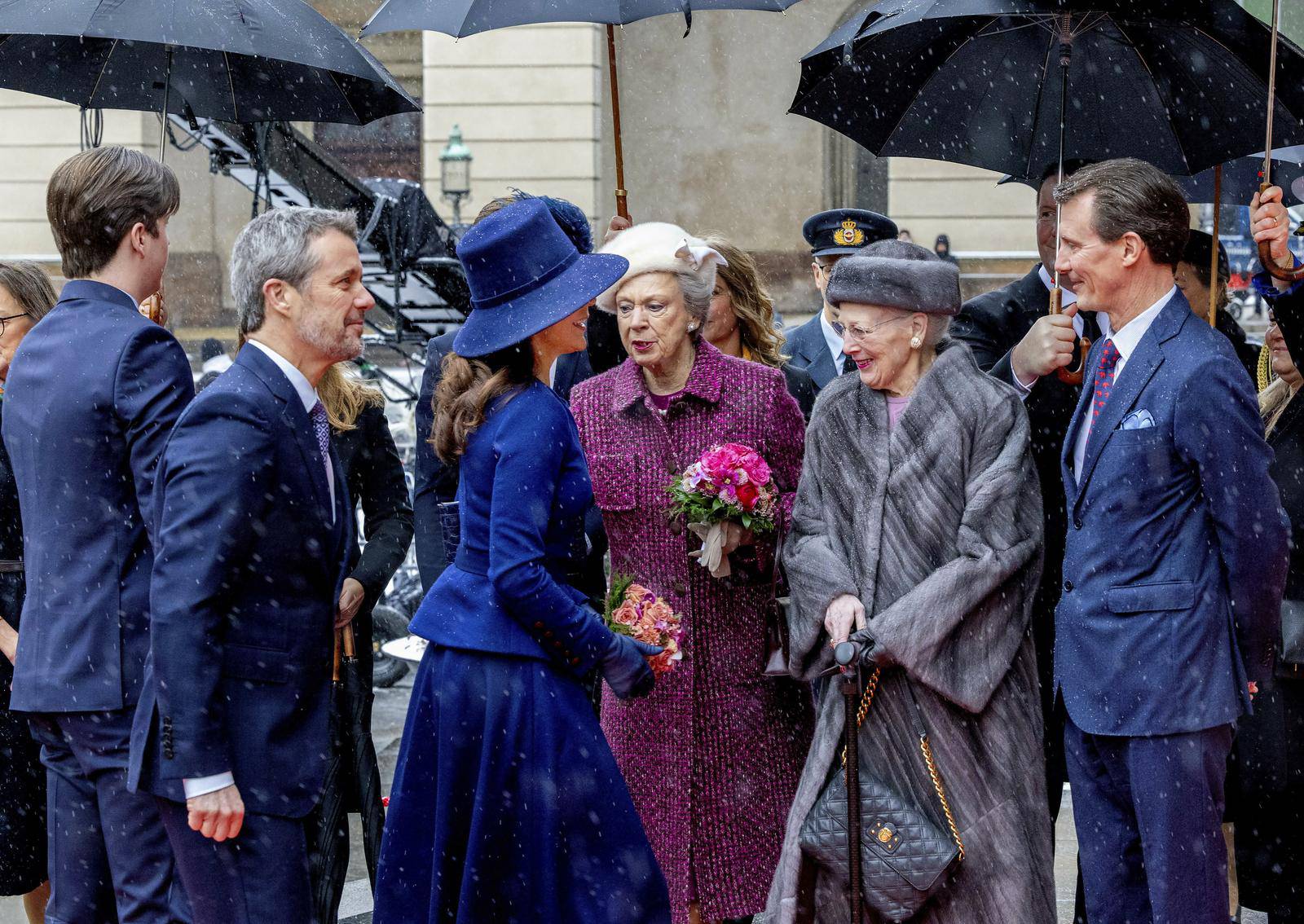 Danish Royal Family attends celebration in the Parliament of the change of the throne Photo: Albert Nieboer / Netherlands OUT / Point de Vue OUT