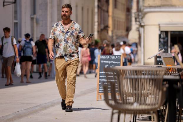 Zadar: Subotnja špica u centru grada