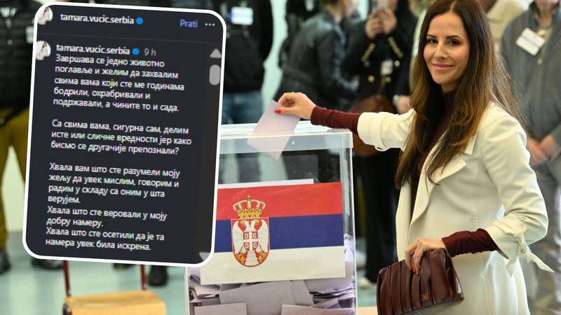 Ovo je prva objava Tamare Vučić. Evo što je napisala