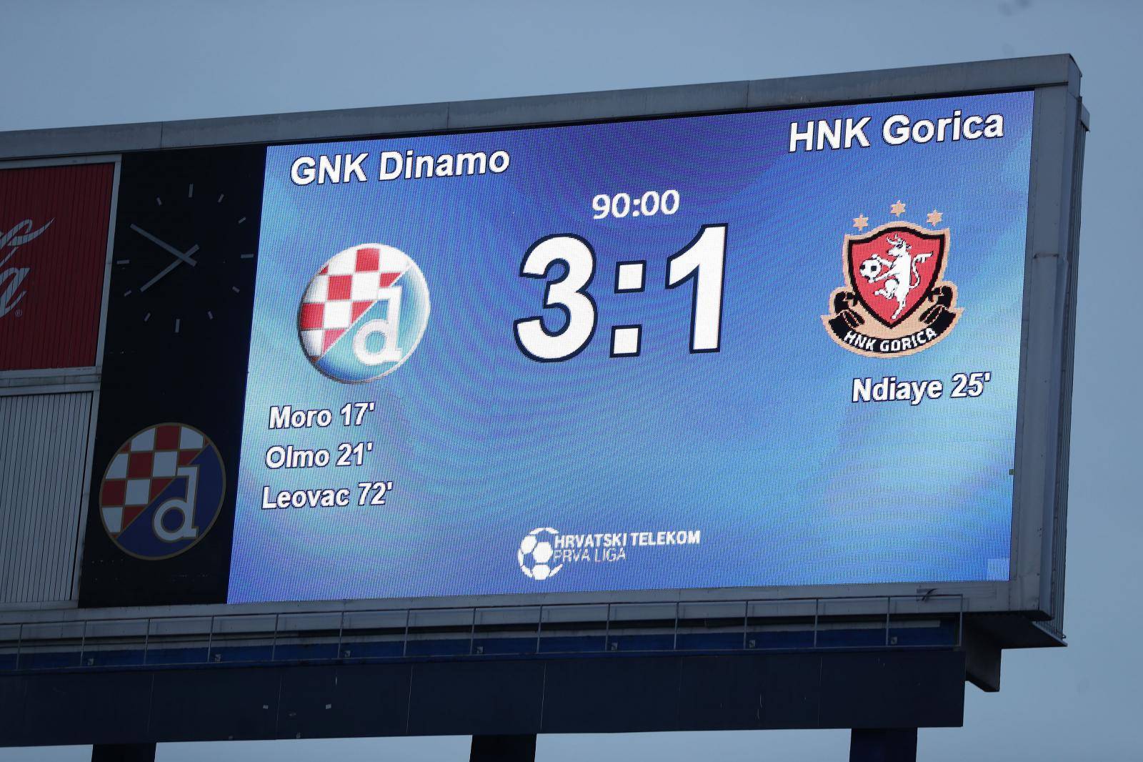 Zagreb: Dinamo i Gorica sastali su se u 34. kolu HT Prve lige