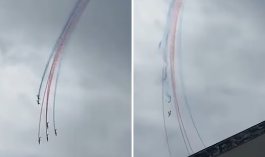 VIDEO Pogledajte zastrašujuć trenutak sudara francuskih vojnih mlažnjaka u zraku