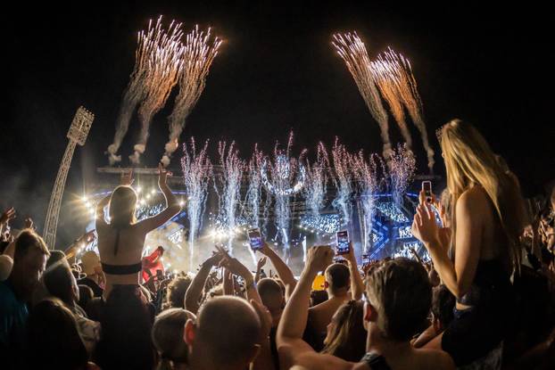 Split - Druga večer Ultra Europe Festivala, DJ Calvin Harris.