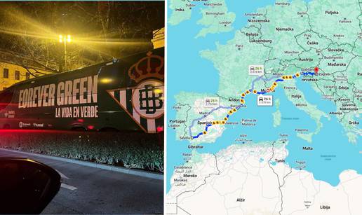 Betis uoči Maksimira ništa ne prepušta slučaju: Poslali bus na vožnju od 2600 km do Zagreba!