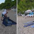 VIDEO U Makarskoj i na kraju kolovoza rezervacije na plaži: Komunalci u zoru sve 'počistili'