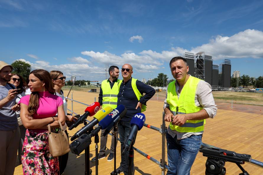 Zagreb: Obilazak Hipodroma uoči koncerta Marka Perkovića Thopsona